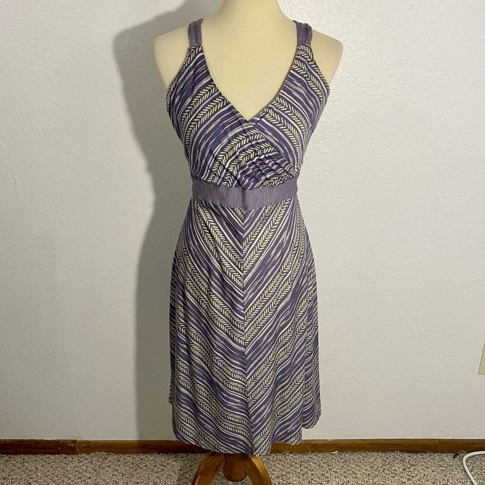 Smartwool Purple and Cream Patterned Dress